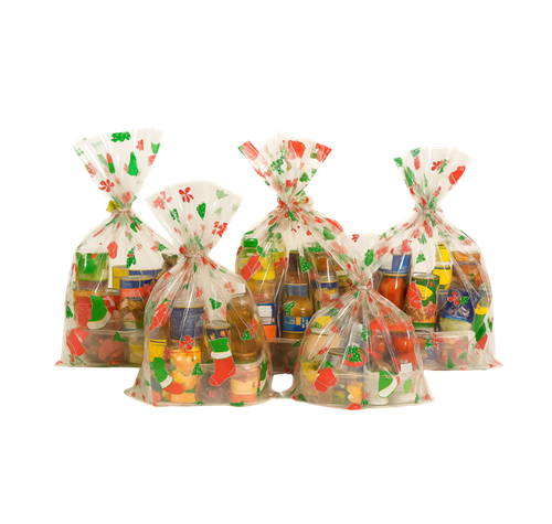 Bolsa celofán navidad